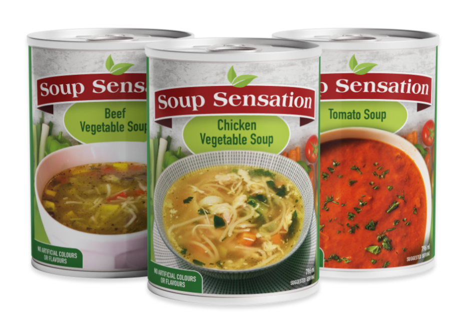 3 Sensation Soup Cans