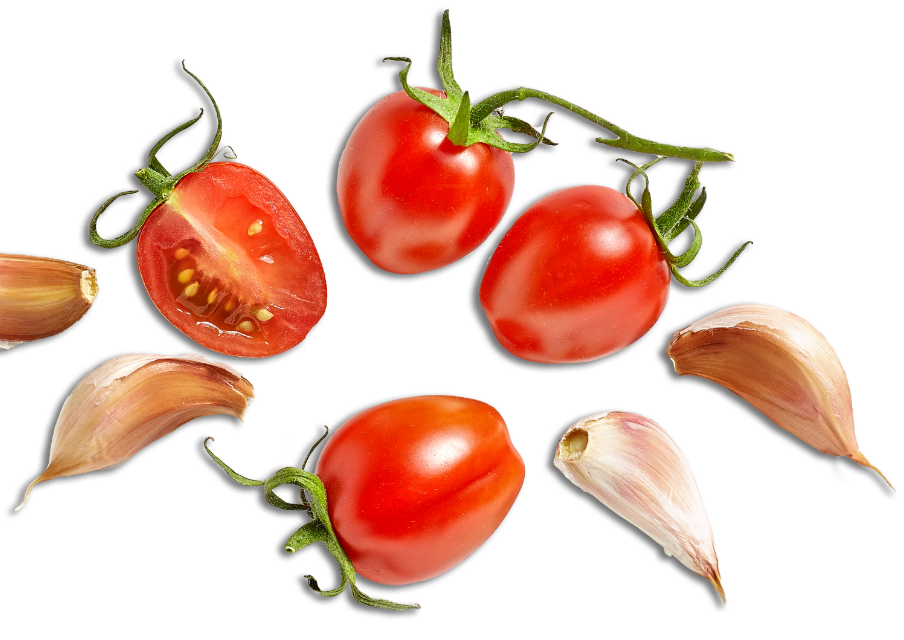 tomatoes and garlic