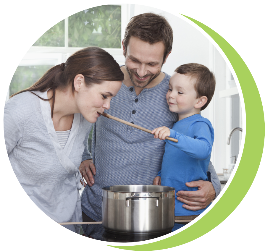 Family cooking Photo